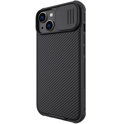 4. Nillkin CamShield Pro Case etui iPhone 14 Plus pancerny pokrowiec osłona na aparat kamerę czarny