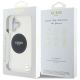 8. Etui Guess IML Metal Colored Circle Classic Logo MagSafe na iPhone 16 - czarne