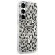 4. Etui Guess IML Leopard Print Triangle MagSafe na Samsung Galaxy S26 - czarne