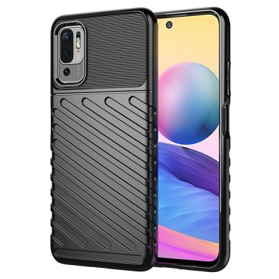 Thunder Case elastyczne pancerne etui pokrowiec Xiaomi Redmi Note 10 5G / Poco M3 Pro czarny