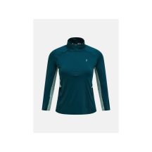 Koszulka damska PEAK PERFORMANCE W Core Half Zip Baselayer kolor zielony