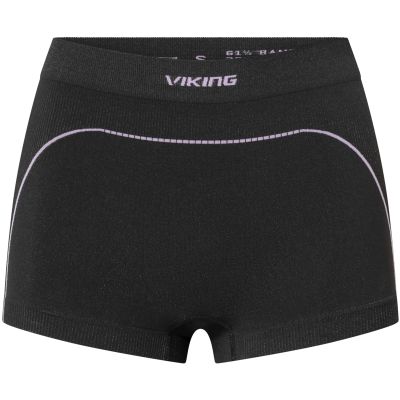 Bielizna damska VIKING Etna 2.0 Lady Boxers Bamboo czarno-fioletowa