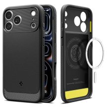 Etui Spigen Rugged Armor MagSafe na iPhone 18 Pro Max / 17 Pro Max - czarne matowe