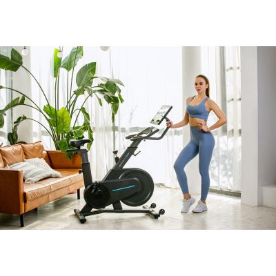 153. Rower stacjonarny, magnetyczny OVICX Q200X z ekranem dotykowym 15,6" TFT, WIFI bluetooth&app