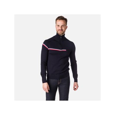 Sweter ROSSIGNOL Major 1/2 Zip granatowy