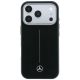 3. Etui Mercedes Leather Semi Wrap Iconic Line MagSafe do iPhone 18 Pro Max / 17 Pro Max - czarne