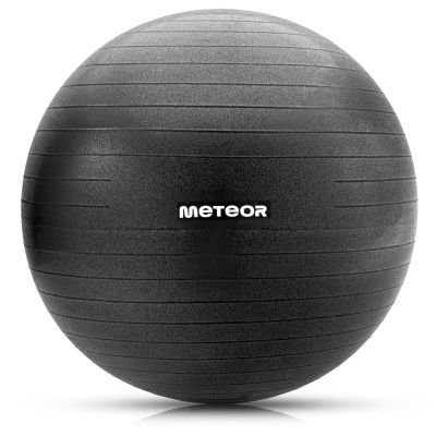 Piłka fitness Meteor 65 cm czarna