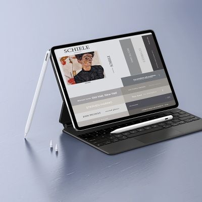 11. Rysik stylus aktywny Joyroom JR-X9S Pro z 2 wymiennymi końcówkami - biały