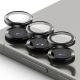 2. Ochronne nakładki Ringke Camera Frame Protector 2-pack na Samsung Galaxy S25+ Ultra - czarny