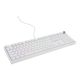 11. GENESIS NKG-2300 klawiatura Uniwersalne USB QWERTY Angielski Biały