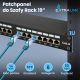 17. Patch panel Extralink  EX.9830 (1U; kat. 5e; 24xRJ-45)