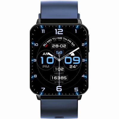5. Smartwatch Gravity Granatowo Czarny 2 Paski GT17-9