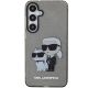 3. Etui Karl Lagerfeld Glitter Karl&Choupette na Samsung Galaxy S24+ - czarne