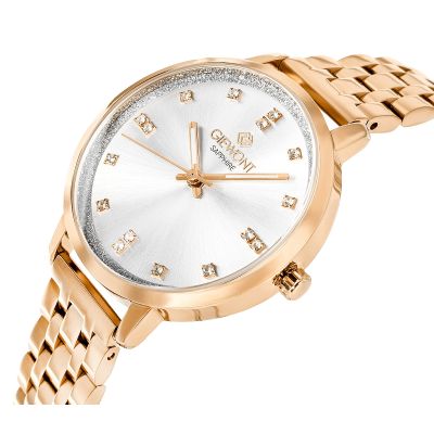 2. Zegarek Damski Giewont Sapphire Różowe Złoto GW7370-B3