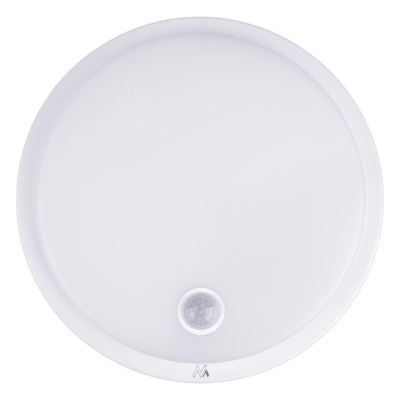 2. MACLEAN LAMPA LED Z CZUJNIKIEM RUCHU, CZUJNIK PIR, KOLOR BIAŁY, 10W, IP65, 1000LM, BARWA NEUTRALNA MCE525 W