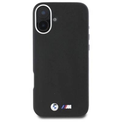 3. Etui BMW M Smooth Full Wrapped Metal MagSafe na iPhone 16 Plus - czarne
