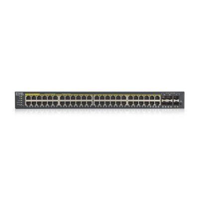 7. Switch Zyxel GS1920-48HP 50p PoE (PoE+: 48;) 375W Managed Gigabit