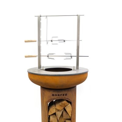 2. BF Stelaż z rożnem do planchy