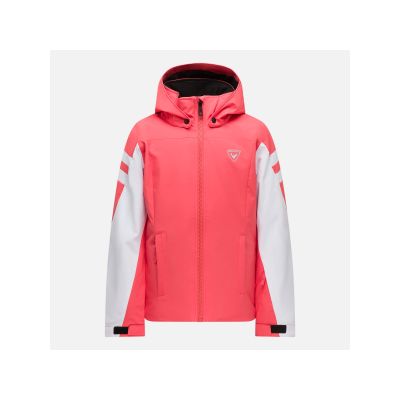 3. Kurtka narciarska ROSSIGNOL Girl Ski Jkt pomarańczowy