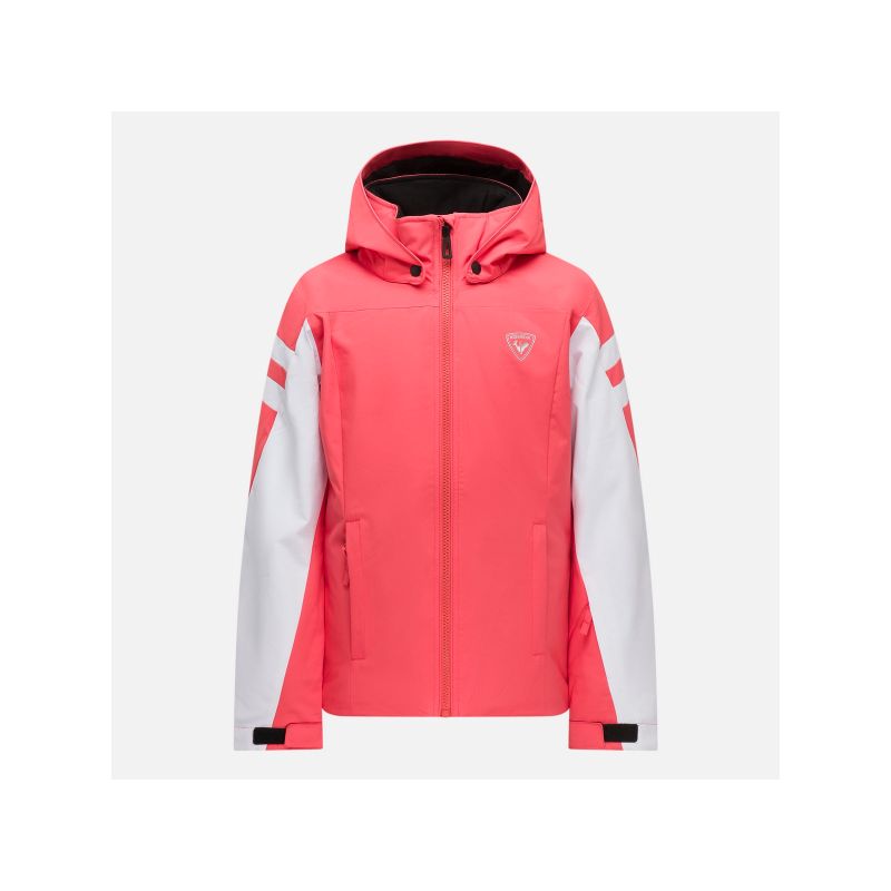 3. Kurtka narciarska ROSSIGNOL Girl Ski Jkt pomarańczowy