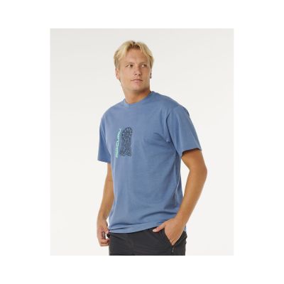 2. Koszulka męska RIP CURL Search Sundial Tee niebieska