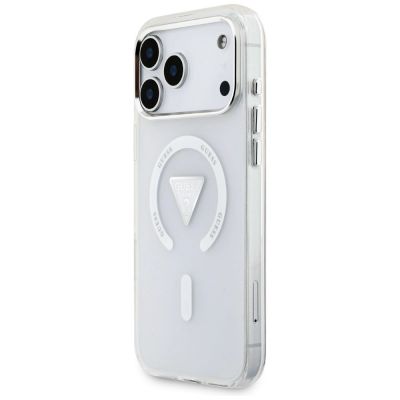 2. Etui Guess IML Gradient Triangle Logo MagSafe na iPhone 17 Pro Max - przezroczyste