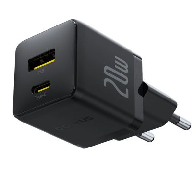 2. Ładowarka sieciowa Baseus Palm 20W USB-C USB-A - czarna