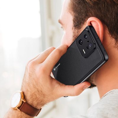 11. Dux Ducis Fino etui do Xiaomi 13 Pro pokrowiec z silikonową ramką szare