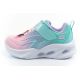 2. Skechers buty sportowe dziecięce Color Breeze LED dla dziewczynki turkusowe