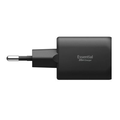 3. Ładowarka sieciowa Spigen Essential EE352EU USB-C / USB-A 35W - czarna