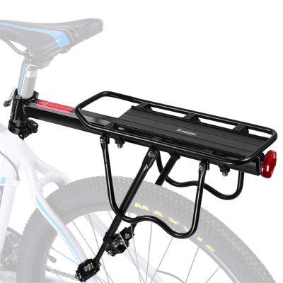 2. Bagażnik rowerowy Wozinsky na rowery 22-27" regulowany do 50 kg - czarny