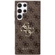 3. Etui Guess 4G Big Metal Logo na Samsung Galaxy S24 Ultra - brązowe