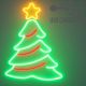 11. LAMPA ŚCIENNA NEON CHOINKA