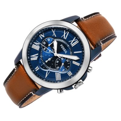 2. Zegarek Męski FOSSIL Grant Leather FS5151 + BOX