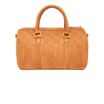 2. Torebka damska Air Jordan Suede Monogram Mini Duffel 3L Cognac - MA09209-X6X