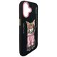 4. Etui Nimmy Glasses Cool Cat na iPhone 17 - czarne