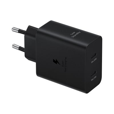6. Samsung 50W Power Adapter Duo, Black