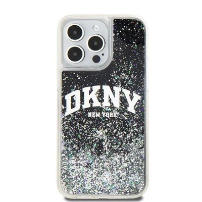 3. Etui DKNY Liquid Glitter Big Logo na iPhone 13 Pro Max - czarne