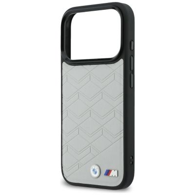 6. Etui BMW M Shape Logo MagSafe na iPhone 17 Pro Max - szare