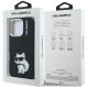 8. Etui Karl Lagerfeld IML Aquarelle Choupette & Logo na iPhone 16 Pro Max - czarne