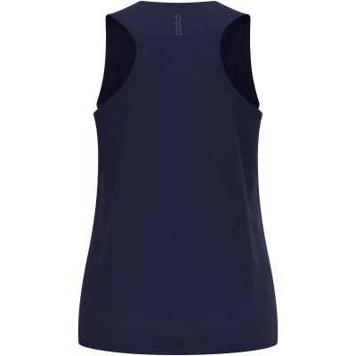 4. Koszulka bez rękawów damska Odlo ZEROWEIGHT CHILL-TEC Tank crew neck granatowa