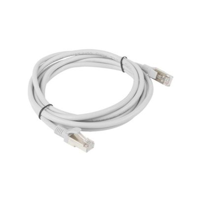 2. Patchcord Lanberg PCF5-10CC-0200-S (RJ45 - RJ45 ; 2m; kolor szary)