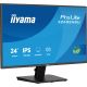 4. iiyama ProLite 24-calowy panel IPS Full HD z wąskimi ramkami z każdej strony i klasą energetyczną B