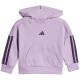 2. Dres dla dzieci adidas Essentials Joggers 3-Stripes Hoodie fioletowy JV9856