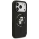 4. Etui Karl Lagerfeld Silicone Karl&Choupette Ring MagSafe na iPhone 18 Pro Max / 17 Pro Max - czarne