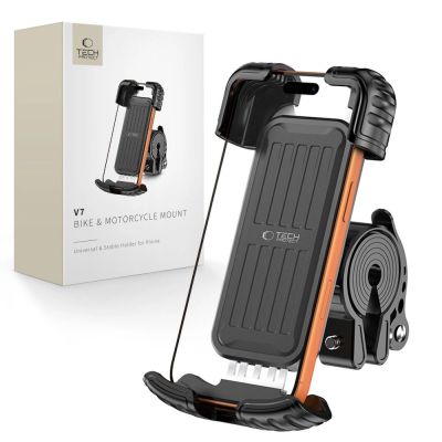 Uchwyt Tech-Protect V7 na kierownicę - czarny