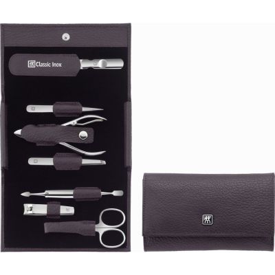 17. Zestaw podróżny ZWILLING Classic Inox 97646-008-0 - fioletowe etui 7 elementów