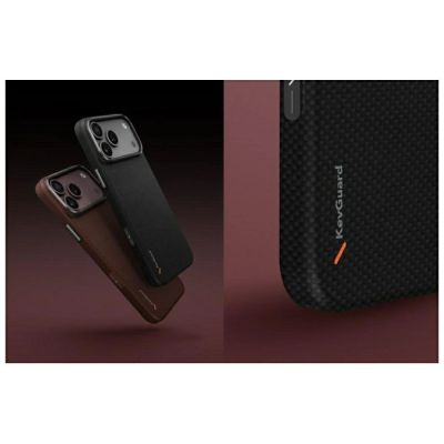 8. Etui UNIQ Keva EDGE Magclick Charging na iPhone 18 Pro / 17 Pro - czerwone