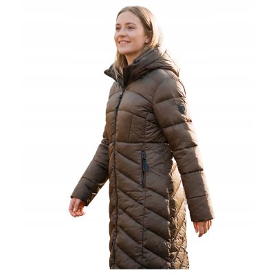 7. Kurtka damska Geographical Norway BLANCHE LONG KAKI DB LADY 0116 KAKI (WZ5491F/GN-KAKI)