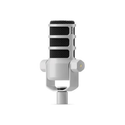 5. RODE PodMic White - Mikrofon Dynamiczny Podcast